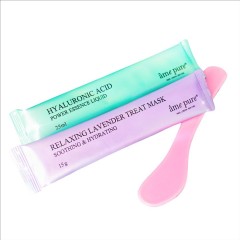 ame pure Jelly Glow Rubber Gesichtsmaske Lavandel Резиновая маска для лица Jelly Glow Лаванда
