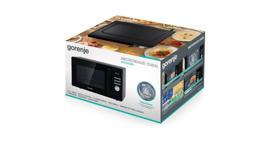 gorenje gorenje MO23A3BH, Mikrowelle schwarz schwarz Gorenje MO23A3BH, микроволновая печь черный