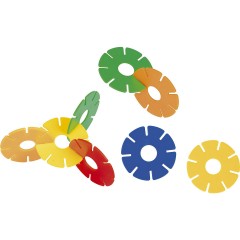 APLI Kids Didaktische Disc Scheiben zum Stecken und Formen gestalten Конструкторские дидактические диски для затыкания и формовки
