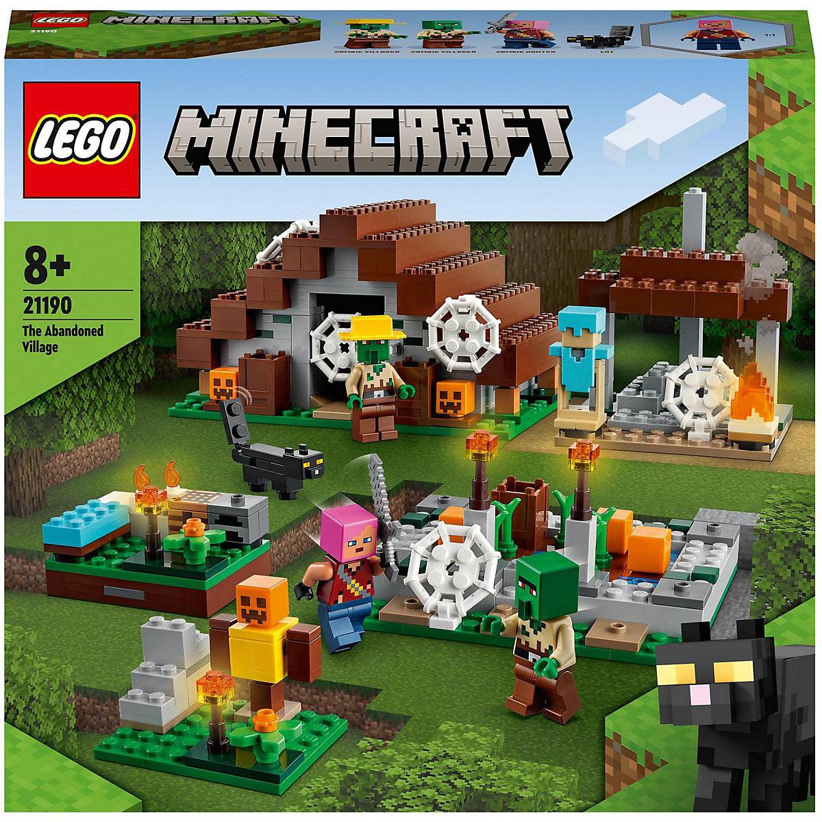 Купить LEGO Minecraft 21190 Das verlassene Dorf ЛЕГО Заброшенная деревня в  интернет-магазине Diskontshop.eu Германия всего за €49,99 в