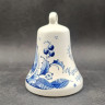 Колокольчик винтажный Delfts Holland "Зима", фарфор, 10 х 7 см, Голландия, 1992 год.