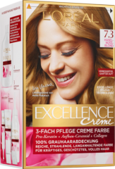 Excellence Краска для волос Haselnussblond 7.3