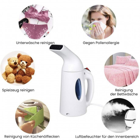MAGICSHE MAGICSHE Dampfburste 700W, Mit 230ml Wassertank, Schnelle Faltenentfernung,Dampfglatter  Паровая щетка MAGICSHE 700 Вт, с резервуаром для воды 230 мл, быстрое удаление морщин, разглаживание паром.