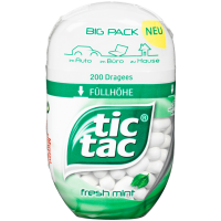 Tic Tac Fresh Mint Освежающее мятное драже 98г