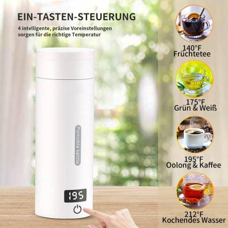 TOPMELON TOPMELON Reise-Wasserkocher Tragbarer elektrischer Wasserkocher, 300,00 W Grun TOPMELON Travel Kettle Портативный электрический чайник 300,00 Вт