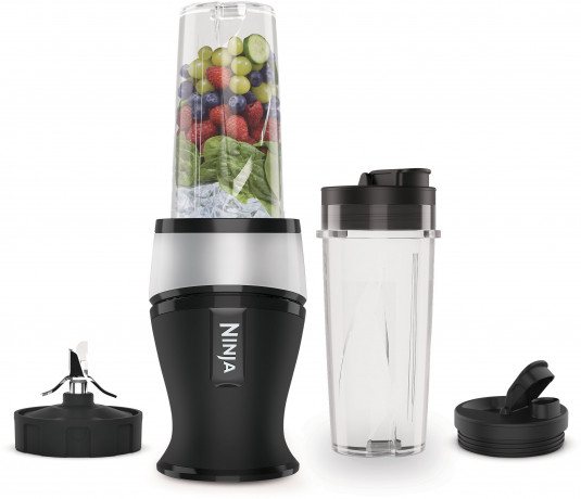 NINJA NINJA Smoothie-Maker QB3001EUS, 700 W, incl. 2 x 0,47 L to-go-Becher Кофеварка NINJA QB3001EUS, 700 Вт, включая 2 чашки объемом 0,47 л с собой