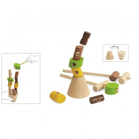 PLANTOYS Balancierspiel Stapelklotze Geschicklichkeitsspiele Балансирующая игра