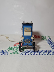 OTK Винтажная настольная лампа в форме синего автомобиля, 15см х 16см, Россия, 1950-60гг.