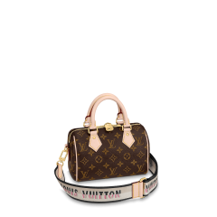 Louis Vuitton Кожаная сумка SPEEDY 20 с ремнем через плечо