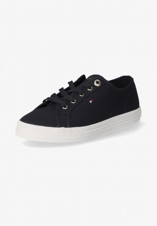 Tommy Hilfiger ESSENTIAL VULCANIZED Trainers blau ESSENTIAL VULCANIZED Кроссовки синий