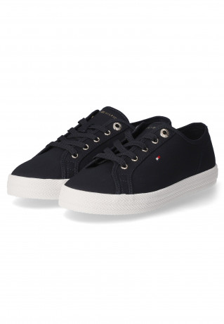 Tommy Hilfiger ESSENTIAL VULCANIZED Trainers blau ESSENTIAL VULCANIZED Кроссовки синий