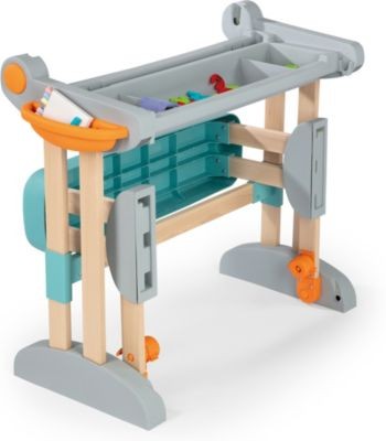 Smoby Zusammenklappbarer modularer Holz-Spieltisch 2-in-1 Складной модульный деревянный игровой стол 2-в-1