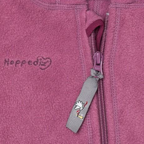 Hoppediz Overall aus Fleece Babyeinteiler beere Комбинезон из флиса детский цельнокроеный ягодка