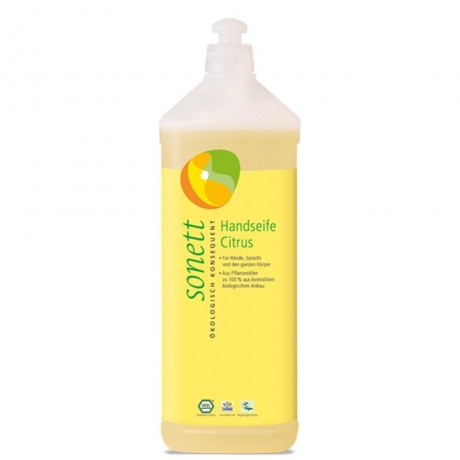 Sonett Handseife Citrus Nachfullflasche 1000ml Мыло для рук цитрусовый сменный флакон 1000 мл