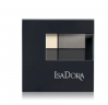 Палетка теней для век IsaDora Eyeshadow Quartet Lidschatten Nr. 03 - Smoky Eyes