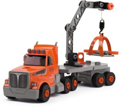 Smoby Black+Decker Truck Черный + двухэтажный грузовик