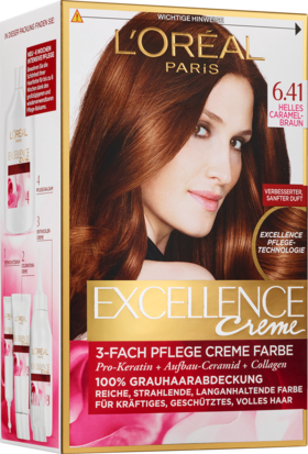 Excellence Краска для волос Helles Caramelbraun 6.41