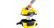 Karcher Karcher WD 1 Compact Battery, Nass-/Trockensauger gelb/schwarz, ohne Akku und Ladegerat gelb/schwarz Karcher WD 1 Compact Battery, пылесос для сухой и влажной уборки желтый/черный, без аккумулятора и зарядного устройства