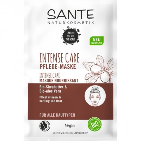 Sante Intense Care Pflege-Maske Bio-Sheabutter & Bio-Aloe Vera Маска для интенсивного ухода с органическим маслом ши и органическим алоэ вера