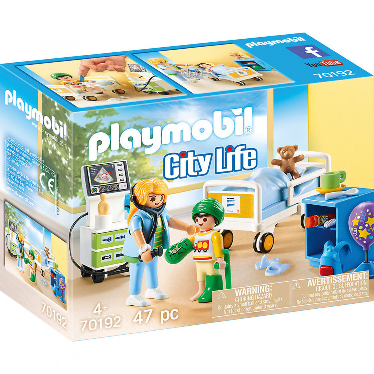 PLAYMOBIL PLAYMOBIL 70192 Kinderkrankenzimmer PLAYMOBIL 70192 детская больничная палата