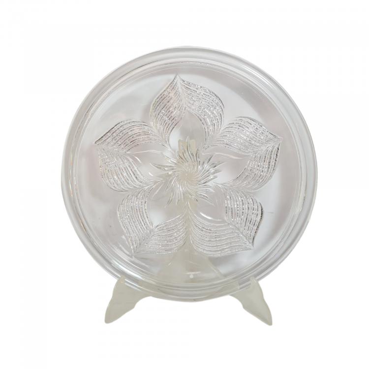 Тарелка винтажная для торта Im Stil Walther Glas, хрусталь, 28,5 x 2,5 см, Германия, 1960-70гг. Тарелка винтажная для торта Im Stil Walther Glas, хрусталь, 28,5 x 2,5 см, Германия, 1960-70гг.