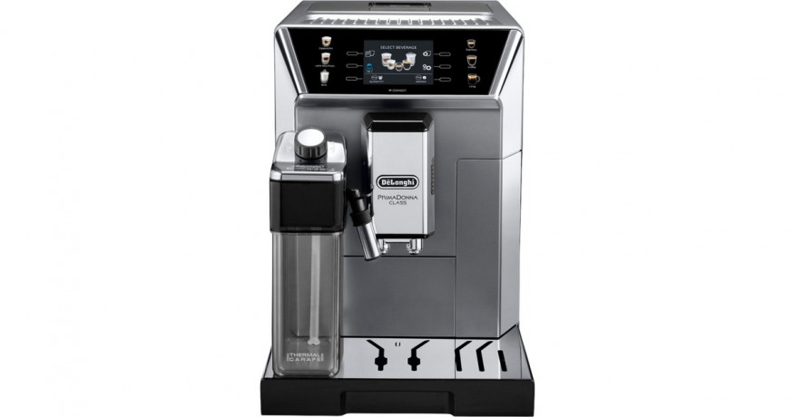DeLonghi DeLonghi PrimaDonna Class ECAM 550.85.MS, Vollautomat silber/schwarz silber, schwarz DeLonghi PrimaDonna Class ECAM 550.85.MS, полностью автоматический серебристый/черный