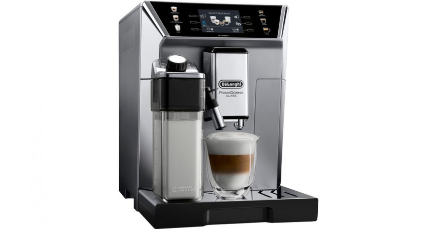 DeLonghi DeLonghi PrimaDonna Class ECAM 550.85.MS, Vollautomat silber/schwarz silber, schwarz DeLonghi PrimaDonna Class ECAM 550.85.MS, полностью автоматический серебристый/черный