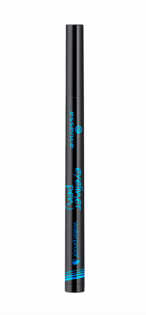 essence cosmetics eyeliner pen waterproof 01, Эссенс Подводка-фломастер для глаз водостойкая, черная 01