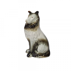 Статуэтка винтажная среднего размера &quot;Колли&quot;, фарфор, 18 x 11 см, Бразилия, 1960-70гг.