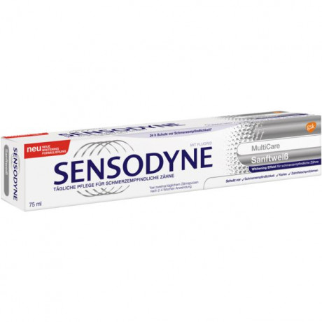 Зубная паста Sensodyne Multicare Dental White, для удаления пятен на зубах, 75 мл