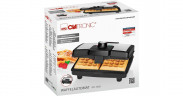 Clatronic Clatronic Waffelautomat WA 3606, Waffeleisen schwarz/edelstahl, 800 Watt  schwarz/edelstahl Вафельница Clatronic WA 3606, вафельница черная/нержавеющая сталь, 800 Вт