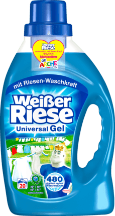 Weisser Riese Vollwaschmittel Universal Gel Универсальный Гель для стирки, 20 загрузок