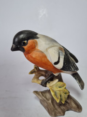 Статуэтка винтажная Gimpel "Птичка на ветке" среднего размера, фарфор, 12 x 10 см, Германия, 1960-70гг.