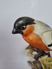 Статуэтка винтажная Gimpel "Птичка на ветке" среднего размера, фарфор, 12 x 10 см, Германия, 1960-70гг.