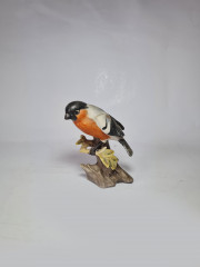 Статуэтка винтажная Gimpel "Птичка на ветке" среднего размера, фарфор, 12 x 10 см, Германия, 1960-70гг.