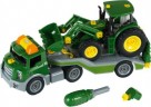 klein klein Transporter mit John Deere Traktor небольшой фургон с трактором John Deere