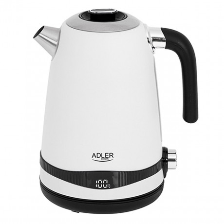 Adler Adler Wasserkocher AD 1295w, 1,7 Liter, 2200 Watt, LCD-Anzeige, 7 Stufen Temperaturregelung  Чайник Adler AD 1295w, 1,7 литра, 2200 Вт, LCD дисплей, 7 уровней регулировки температуры