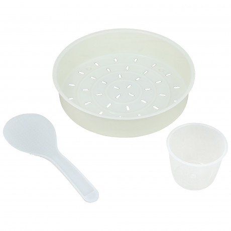 KeMar Kitchenware KeMar Kitchenware Multikocher KRC-190, 500 W, 1,80 l Schussel, 12 Programme, Dampfgaraufsatz, Reiskelle, Messbecher, Touch Display  KeMar Кхонная мультиварка KRC-190, 500 Вт, чаша 1,80 л, 12 программ, насадка-пароварка, половник для риса