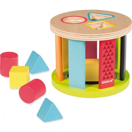 Goula Geometrische Formen-Steckspiel Trommel Игра на барабанах с геометрическими фигурами