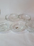 Original  Walther Glas Набор хрустальных тарелок, 7шт., 18 x 3,5 см и хрустальных мисок, 2шт., 26 x 7 см, Германия, 1960-70гг.
