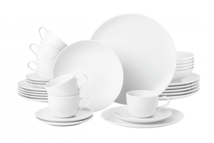 Seltmann Weiden Seltmann Weiden Kombiservice 30-tlg. LIBERTY Weiss Комбинированный сервиз Seltmann Weiden 30 шт. СВОБОДА