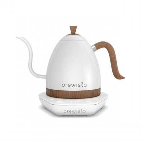 Brewista Brewista Wasserkocher Artisan Gooseneck Variable Kettle Pearl White/White Base 1 l, 1000 W, Temperatureinstellung, Warmhaltefunktion  Чайник Brewista Artisan Gooseneck Variable Kettle Pearl White/White Base 1 л, 1000 Вт, регулировка температуры, 