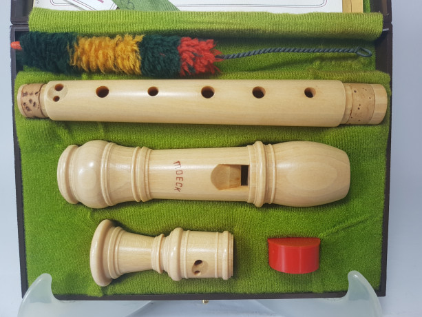 Флейта винтажная Moech Rottenburg в заводской упаковке, с инструкцией, 17,5 x 13 x 4 см, Германия, 1960-70гг.