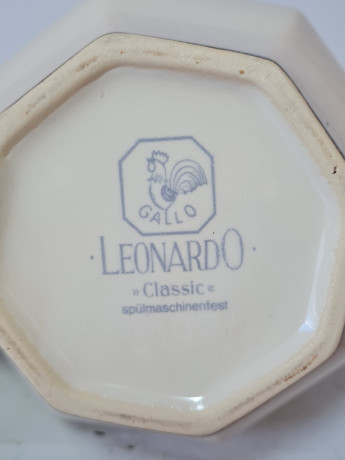 Набор для кофе винтажный Leonardo Classic / Gallo Design, кофейник, молочник, сахарница, фарфор, Германия, 1960-70гг.