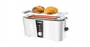 Unold Unold Toaster Design Dual weiss/schwarz, 1.350 Watt, fur 4 Scheiben Toast  weiss/schwarz Unold Toaster Design Dual, белый/черный, 1350 Вт, на 4 ломтика тостов
