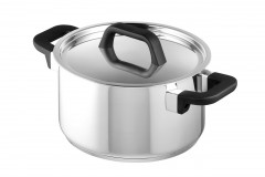 Rohe Rohe Topfset 4-tlg. VARIO MAX silber Набор сырых горшков 4 шт. ВАРИО МАКС