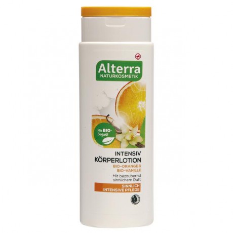 Alterra Intensiv Korperlotion Bio-Orange & Bio-Vanille Лосьон для тела Био-апельсин и Био-ваниль увлажняющий 250 г