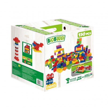 BiOBUDDi Bauset Bausteine Set 150 tlg. Строительный набор Набор строительных блоков 150 штук.