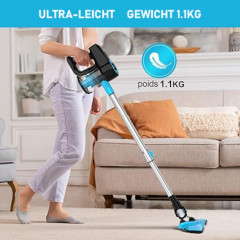 Grenintol Grenintol Akku-Handstaubsauger Akku Staubsauger,Akku-Handstaubsauger,Akku-Stielstaubsauger 150W/17Kpa, 150,00 W, Akkusauger,Staubsauger Kabellos 3in1,40Min Беспроводной ручной пылесос Grenintol, беспроводной ручной пылесос, беспроводной ручной