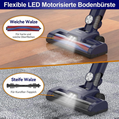 TASVAC TASVAC Akku-Stielstaubsauger TASVAC, 250,00 W, Akku Staubsauger, 25KPa, 55 Minuten, Akku-Hand-und Stielstaubsauger Беспроводной стержневой пылесос TASVAC TASVAC, 250,00 Вт, беспроводной пылесос, 25 кПа, 55 минут, беспроводной ручной и стержневой п